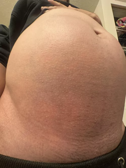 Who let me stuff my belly this full by kcsbelly