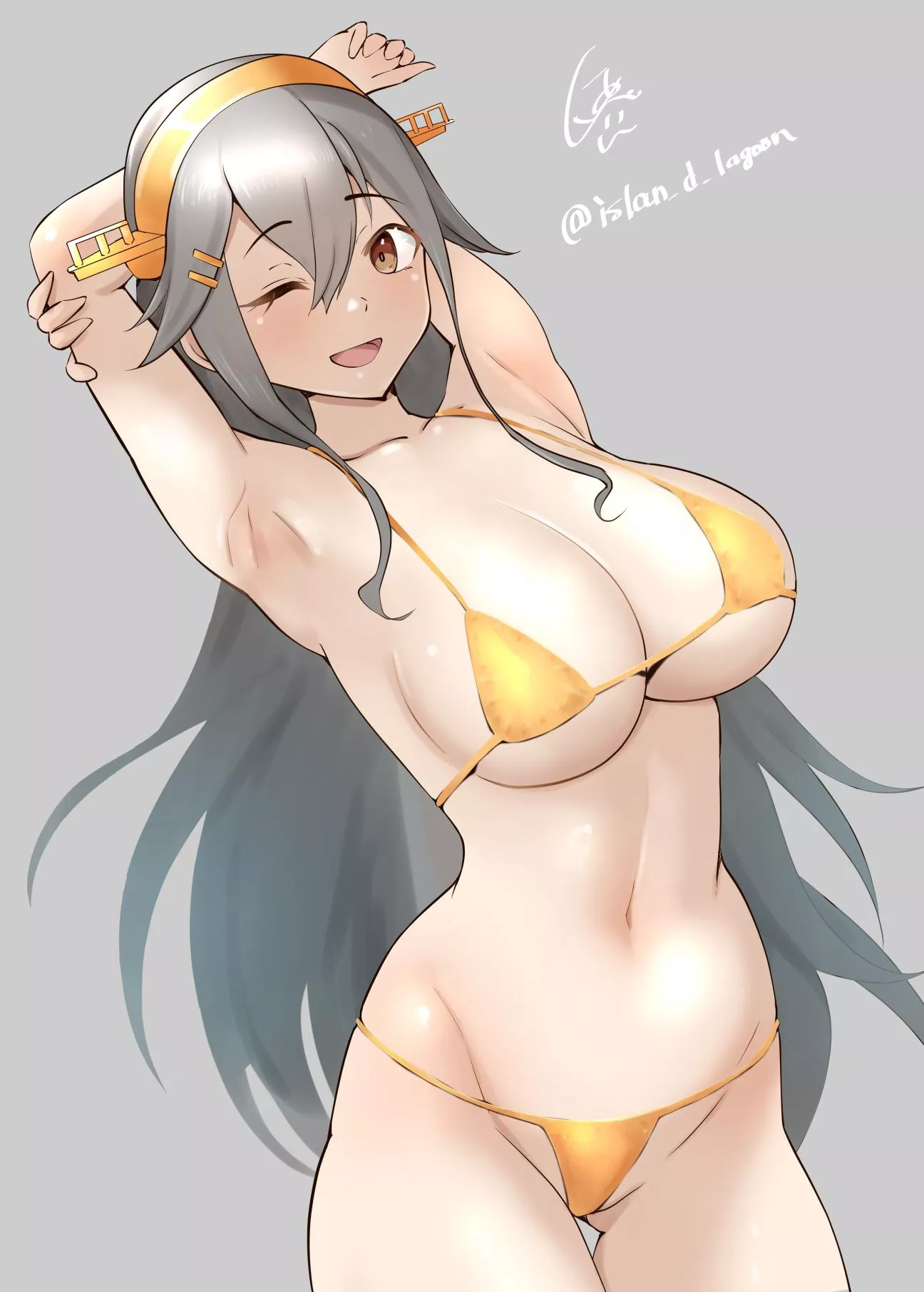 Battlecruiser Haruna (islan_d_lagoon) [Kantai Collection] posted by TheRoySez