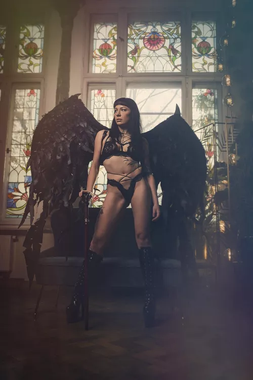 Black angel by devilishchaos666