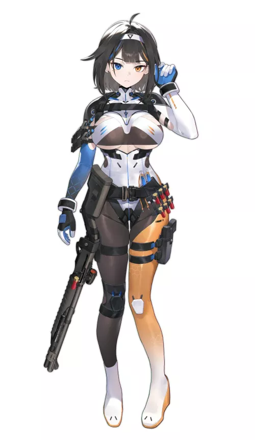 Blue & Orange  by CheetahSperm18