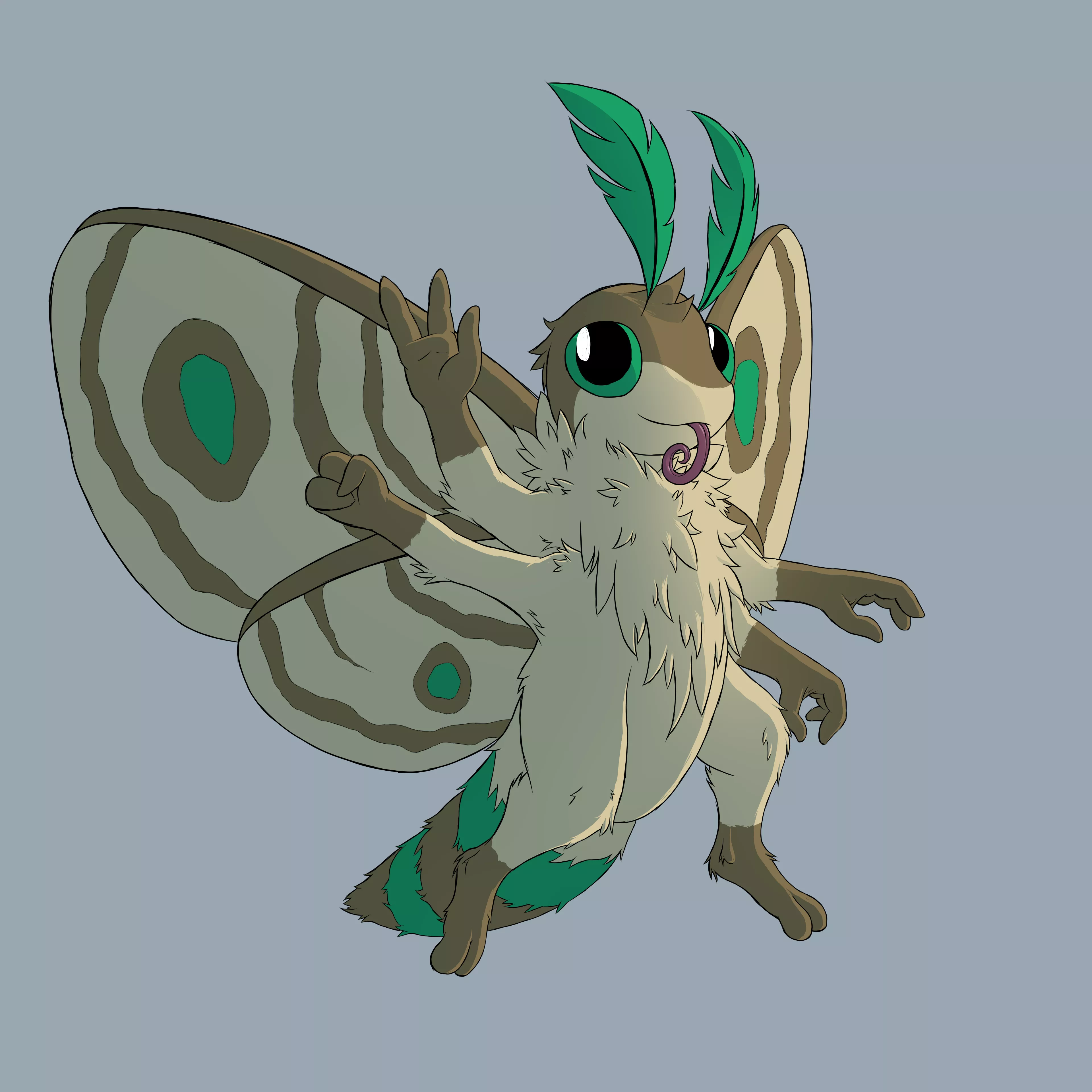 Chimka the Moth (by me) posted by furrik524
