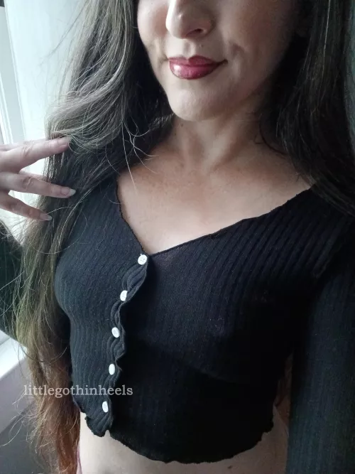 crop top pokies by littlegothinheels