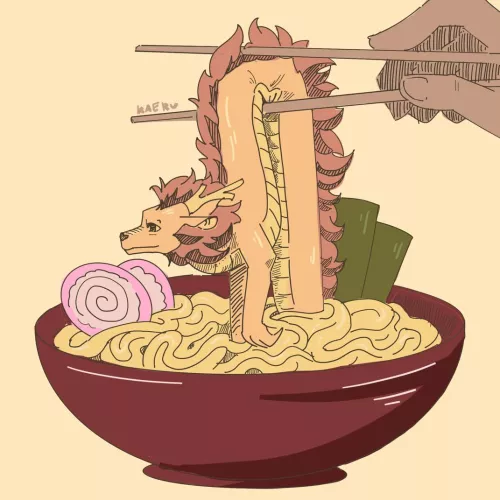 excuse me theres a noodle in my ramen by kaeruuro