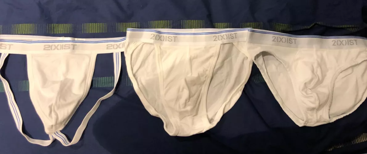 I love this particular 2xist style so much, I have it three ways - brief, sports brief and jockstrap. I’ll reveal which one I’ve chosen for today once I’ve made my mind up.  by Richardse1