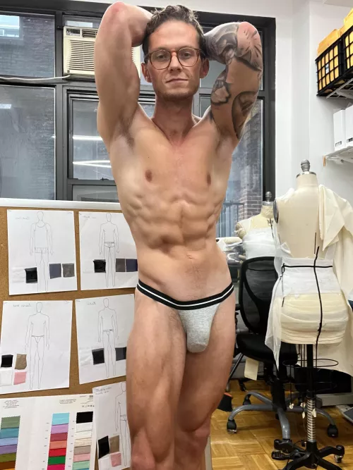 In the studio today 🤓 by AguayoUnderwear