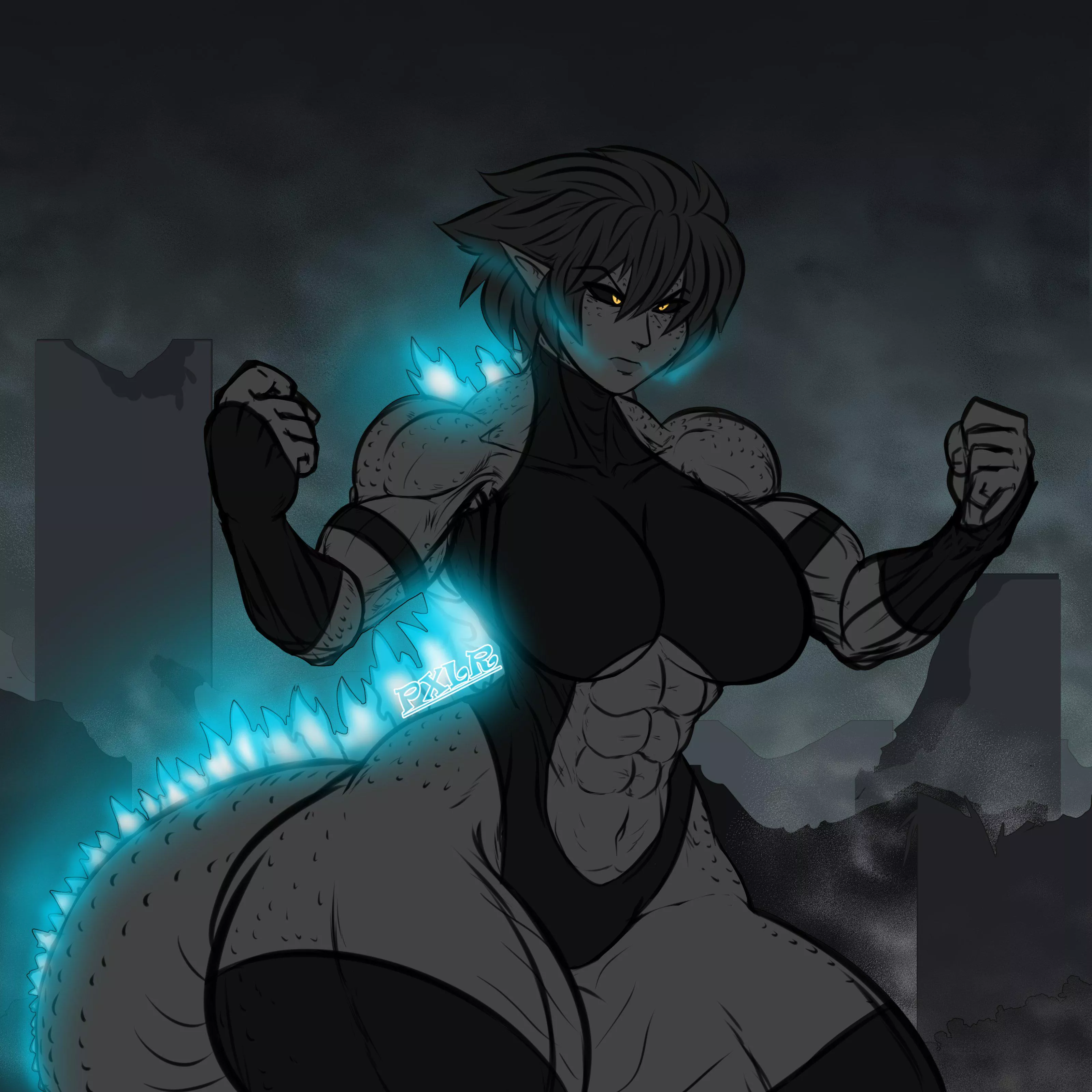 Milfzilla @PXLR29 posted by Kroenen19