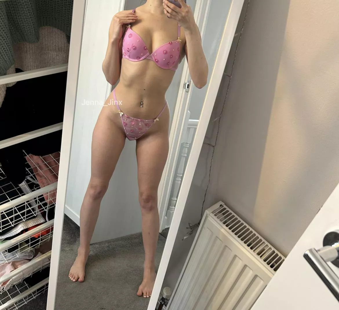 My curves in a cute flowery set OC  posted by jenna_jinx