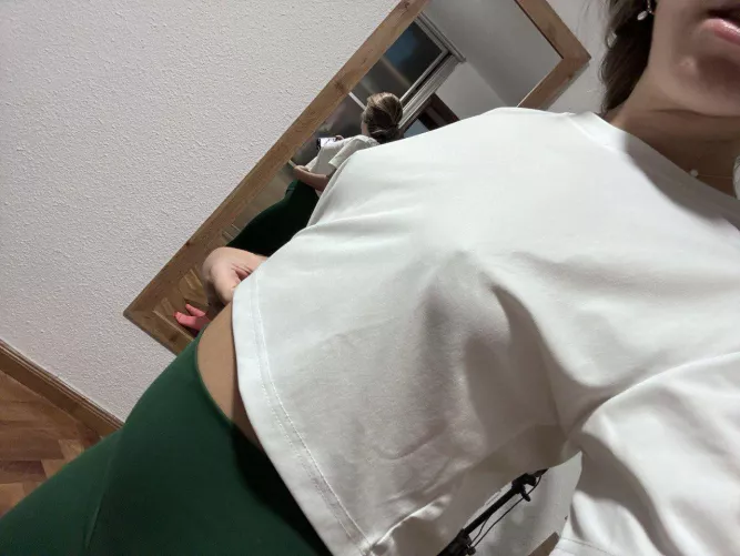 One of my fav tops to wear to the gym. Simple, elegant, yet... Pokies hahahaha. I always catch a guy or two getting a good look! by sam_my_friend