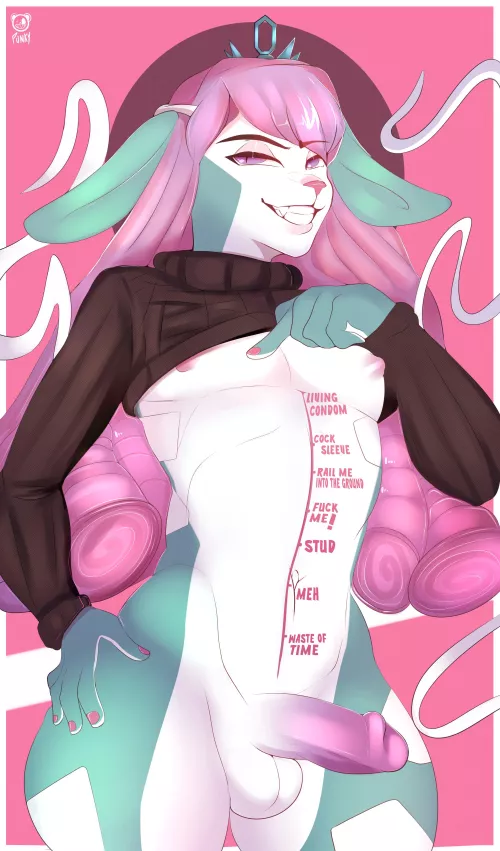 Tattooed size mesurement (Punky Panda) by Debbytheugly