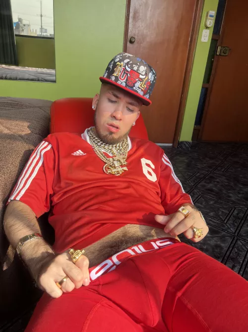 Today I woke up a total predator I want sluts to kneel so I can wreck their mouths with this meat bulge  by ronaldocutemessi