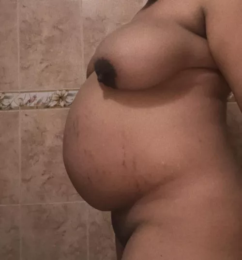 Would you still let me ride you at 28 weeks? 😈🙈 by Defiant_Tax_6603