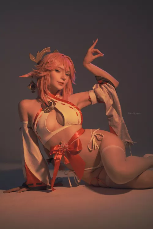 Yae Miko from Genshin Impact by michi_kyunn by michi_kyunn