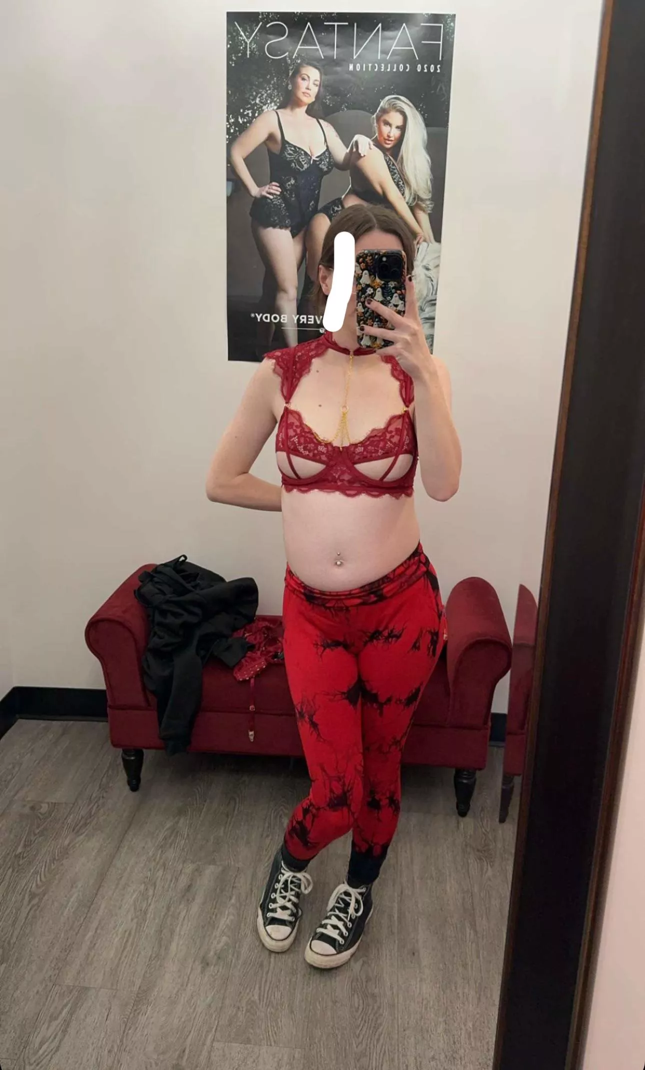 Barely a bump, maybe i need filled some more;).  posted by General-Nose-2140