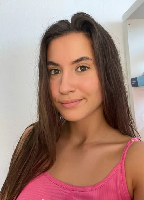 brunette feeling happy by brightlywizz