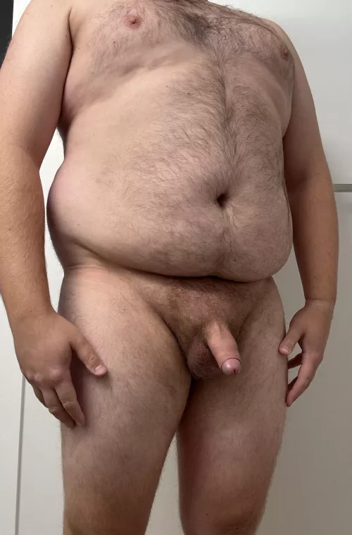 First post here! Hope someone likes my chubby dad bod… by NudieYogi