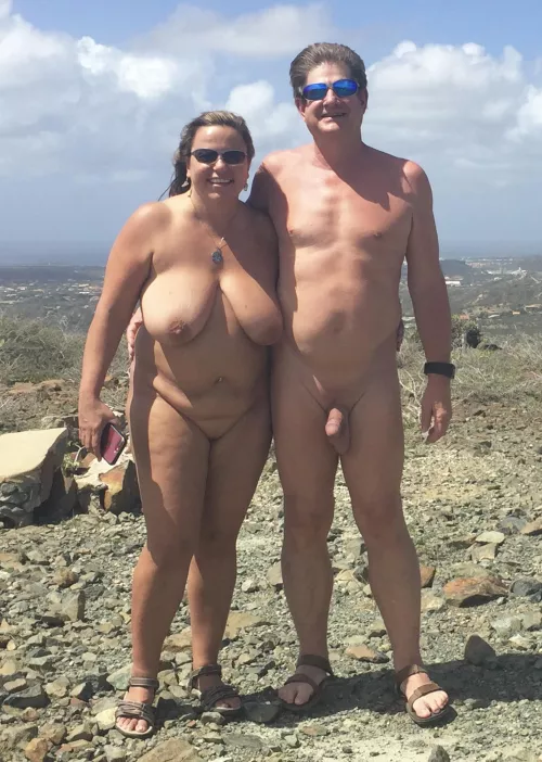 Getting some nude time - Windy in Aruba  by BearClawTaz