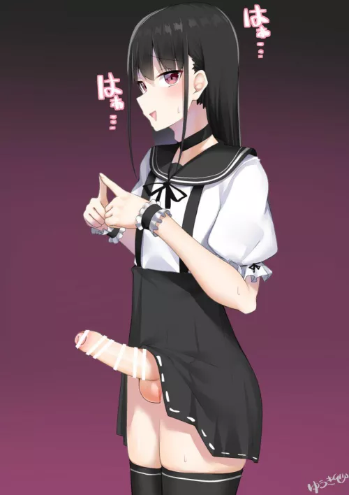 Hey daddy, what do you think of my uniform? by ArcanStrengh