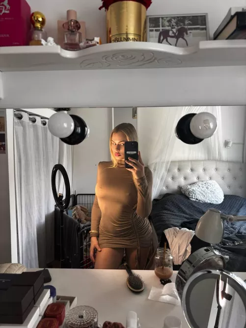 i get horny when guys guess what i'm wearing under my dress on the first try by Naomixbby