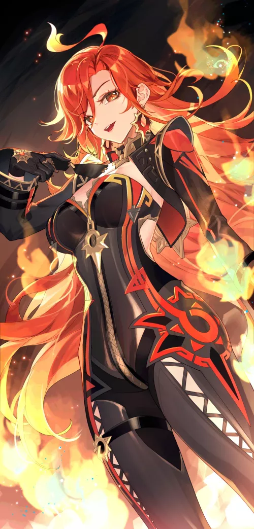 Mavuika [Genshin Impact] by CheetahSperm18