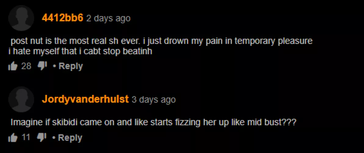 The duality of Pornhub Comments by SaleRude