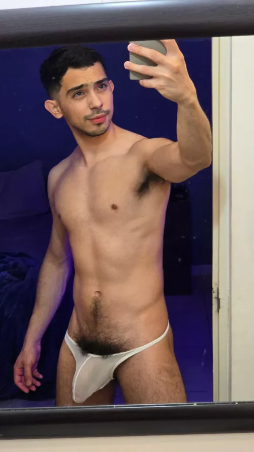This thong can't hold my dick 🥵 by Puzzleheaded-Run-261