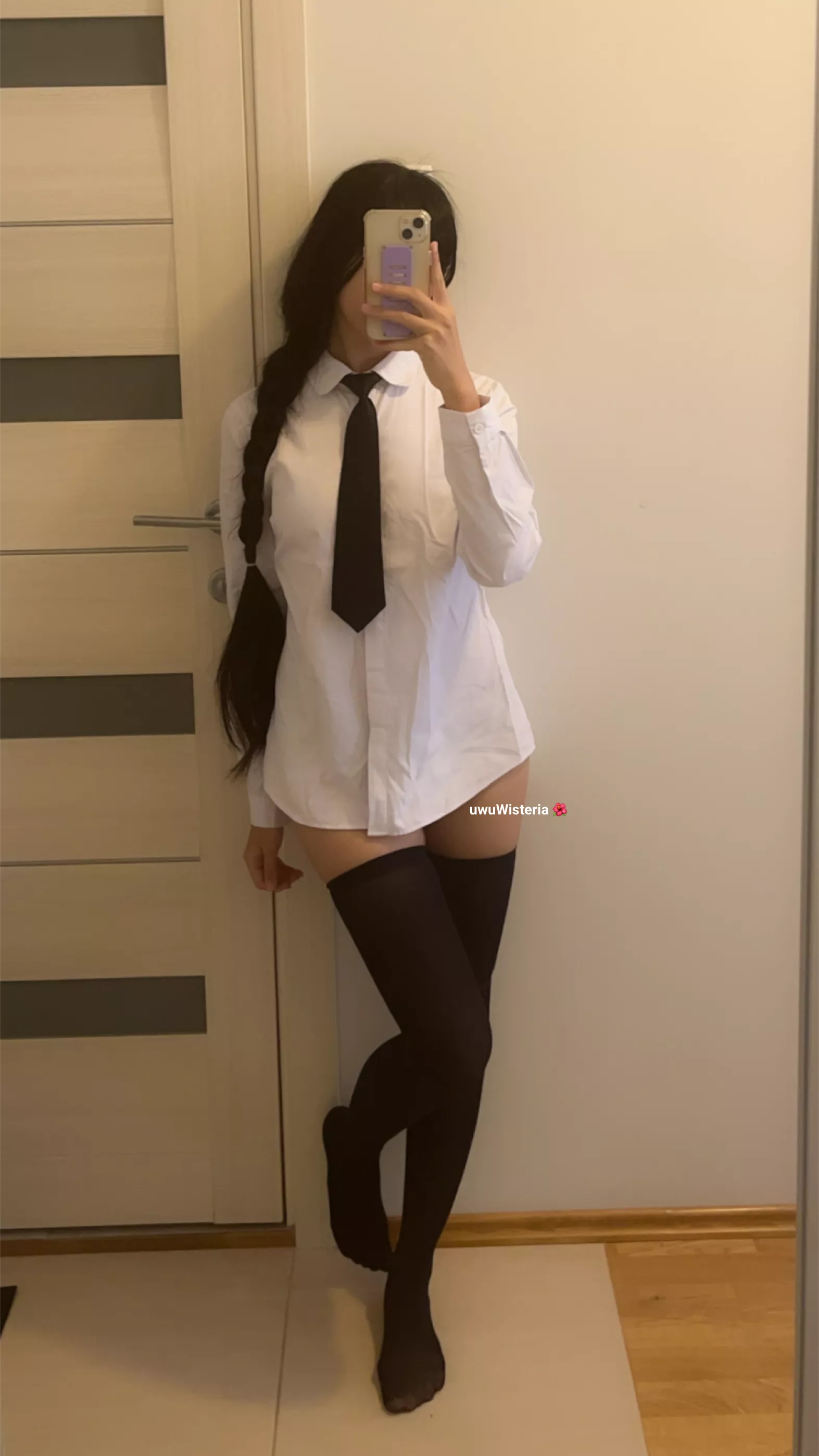 what's coming off next? 😳 posted by uwuWisteria