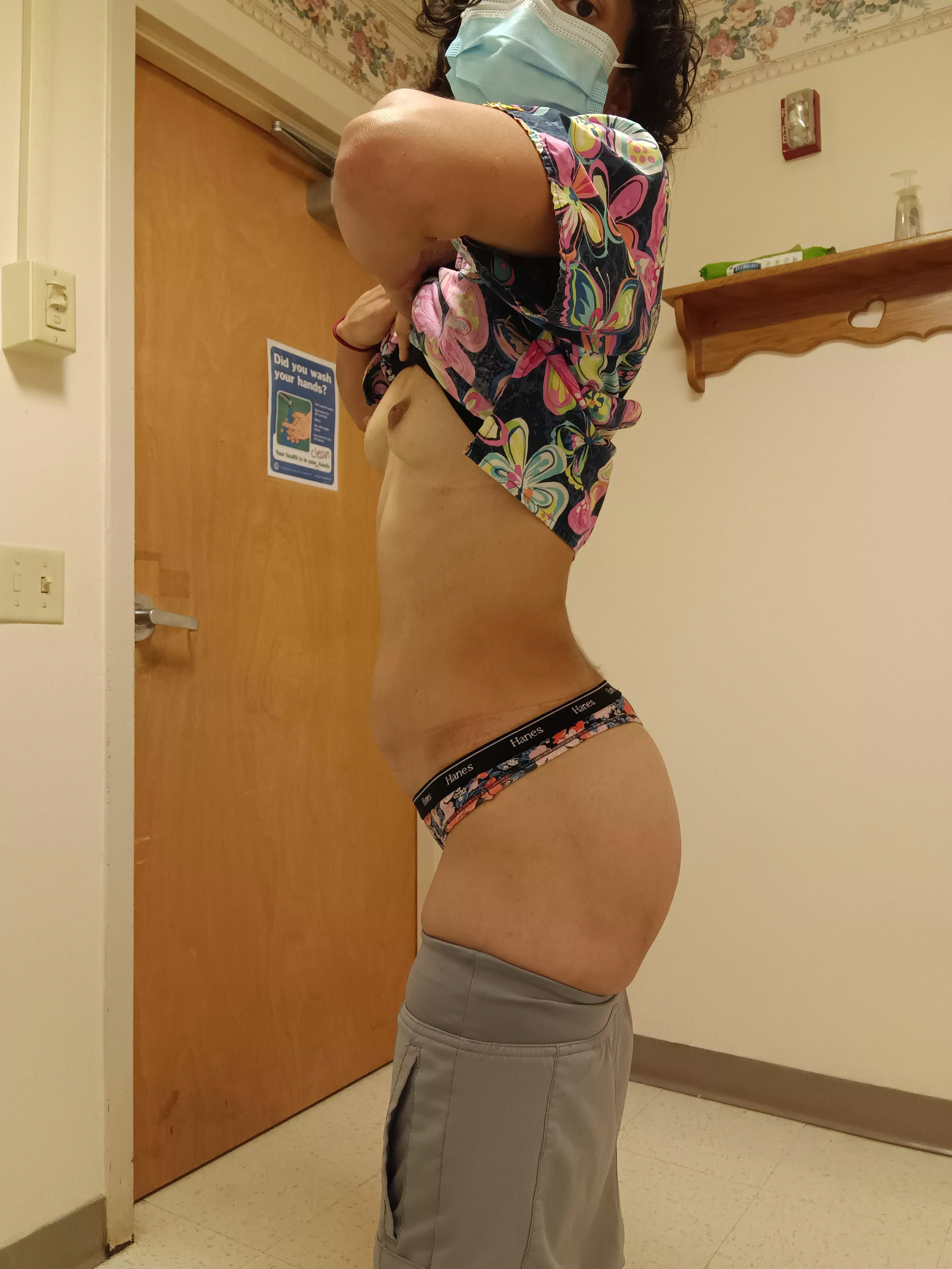 Would you fuck me after my shift? posted by sexypixie87