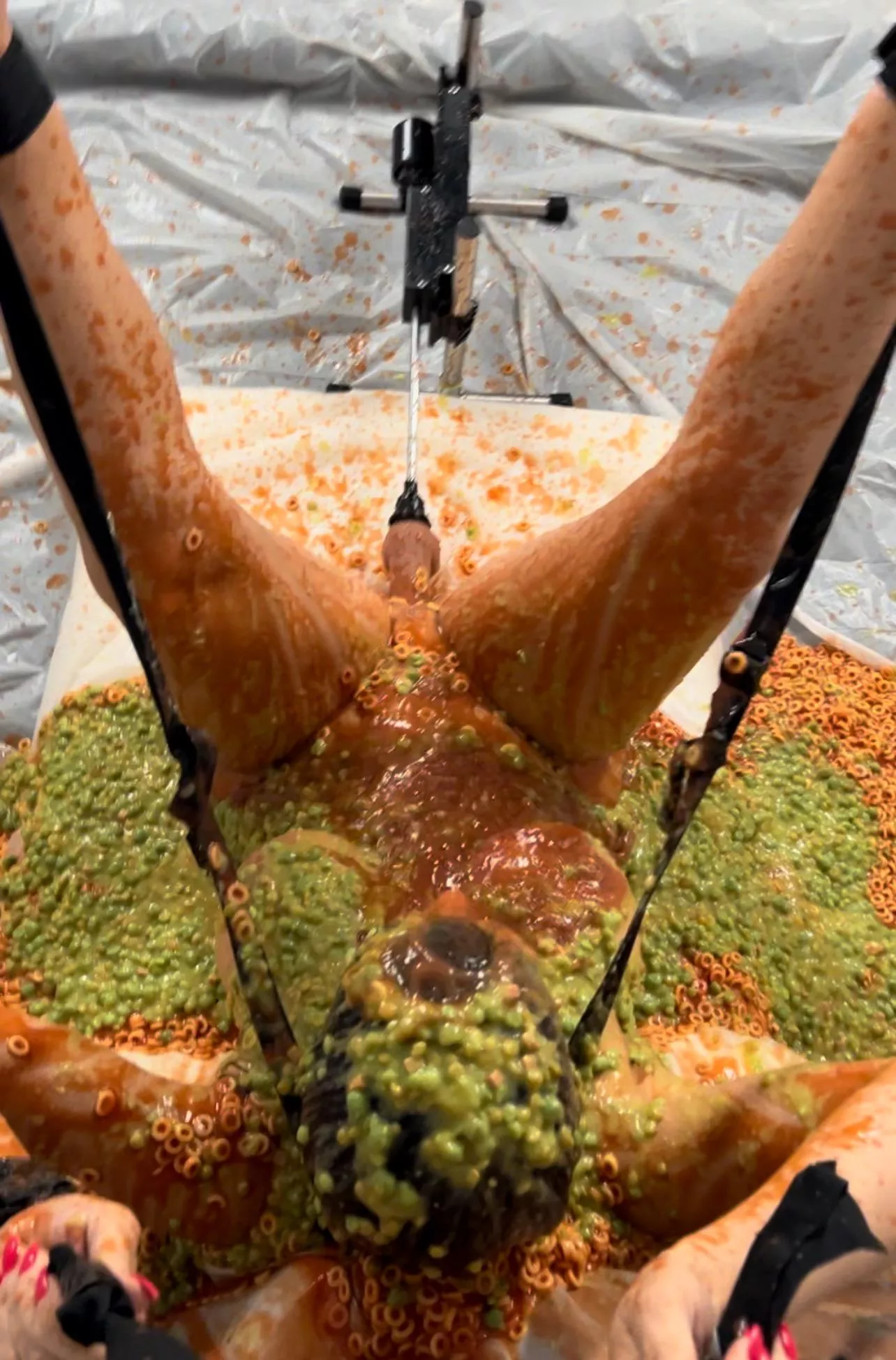 Bound, gagged and left helpless as I’m relentlessly gunged with savoury slop as the fu*king machine makes me climax over and over! Xx posted by BrookeMaddison