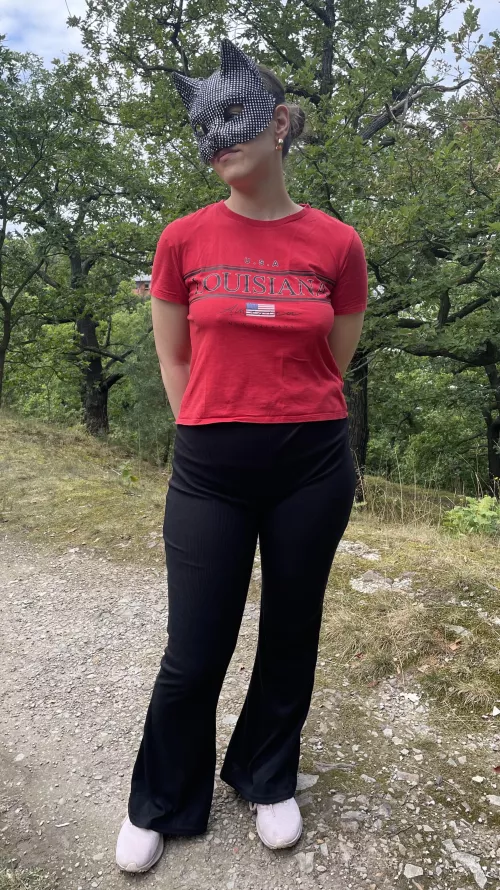 Braless and explore by lovelydancer-