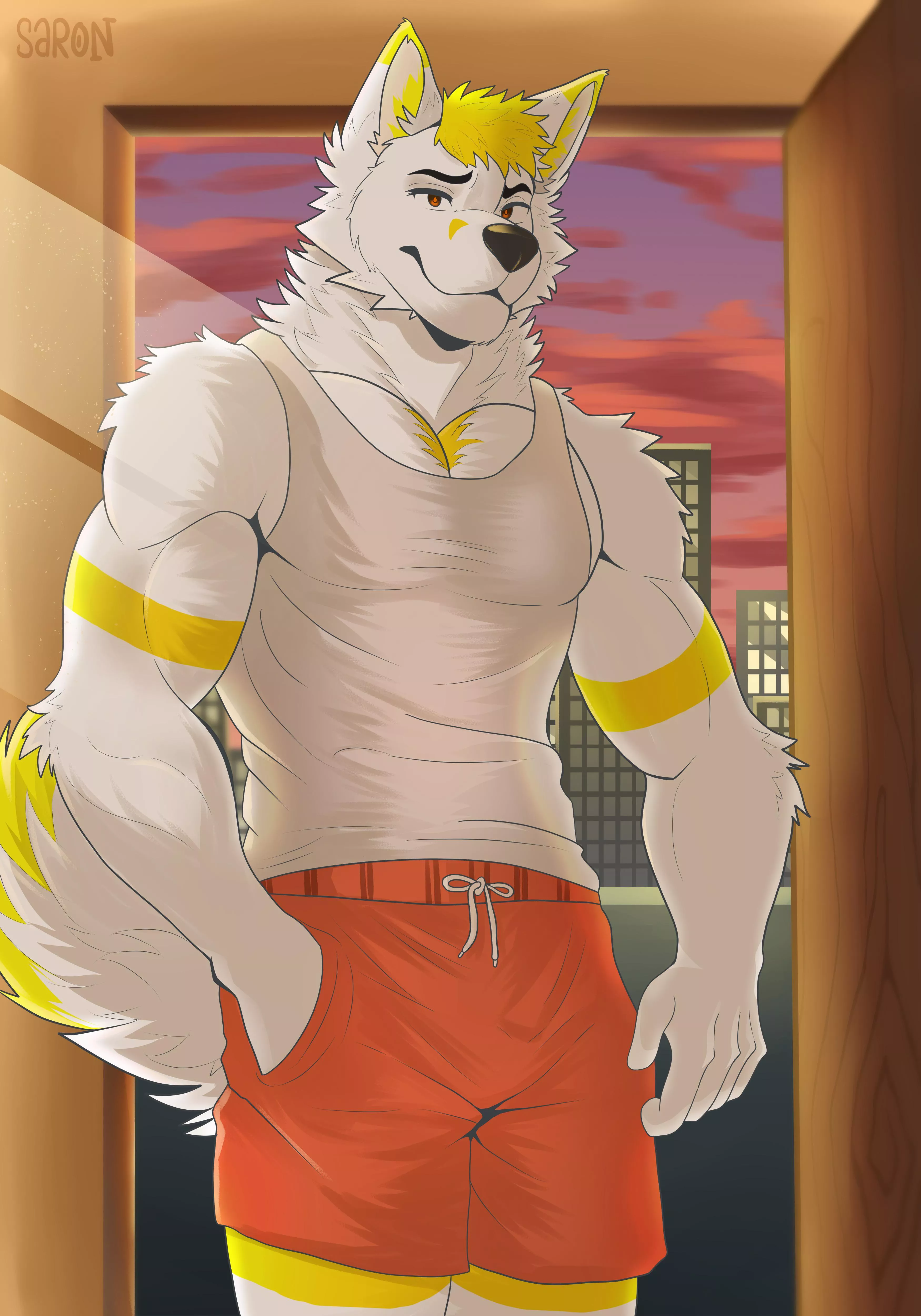 Commission for Outlawedfox (art by me) posted by iAmInaktiv