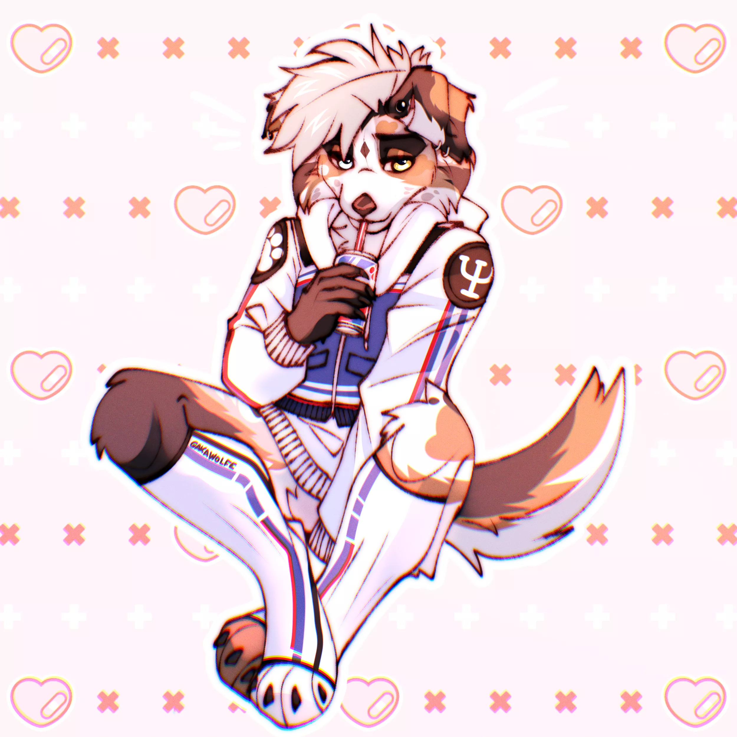 dun worry! your service dog is here (art by me) posted by Jinx_Robin