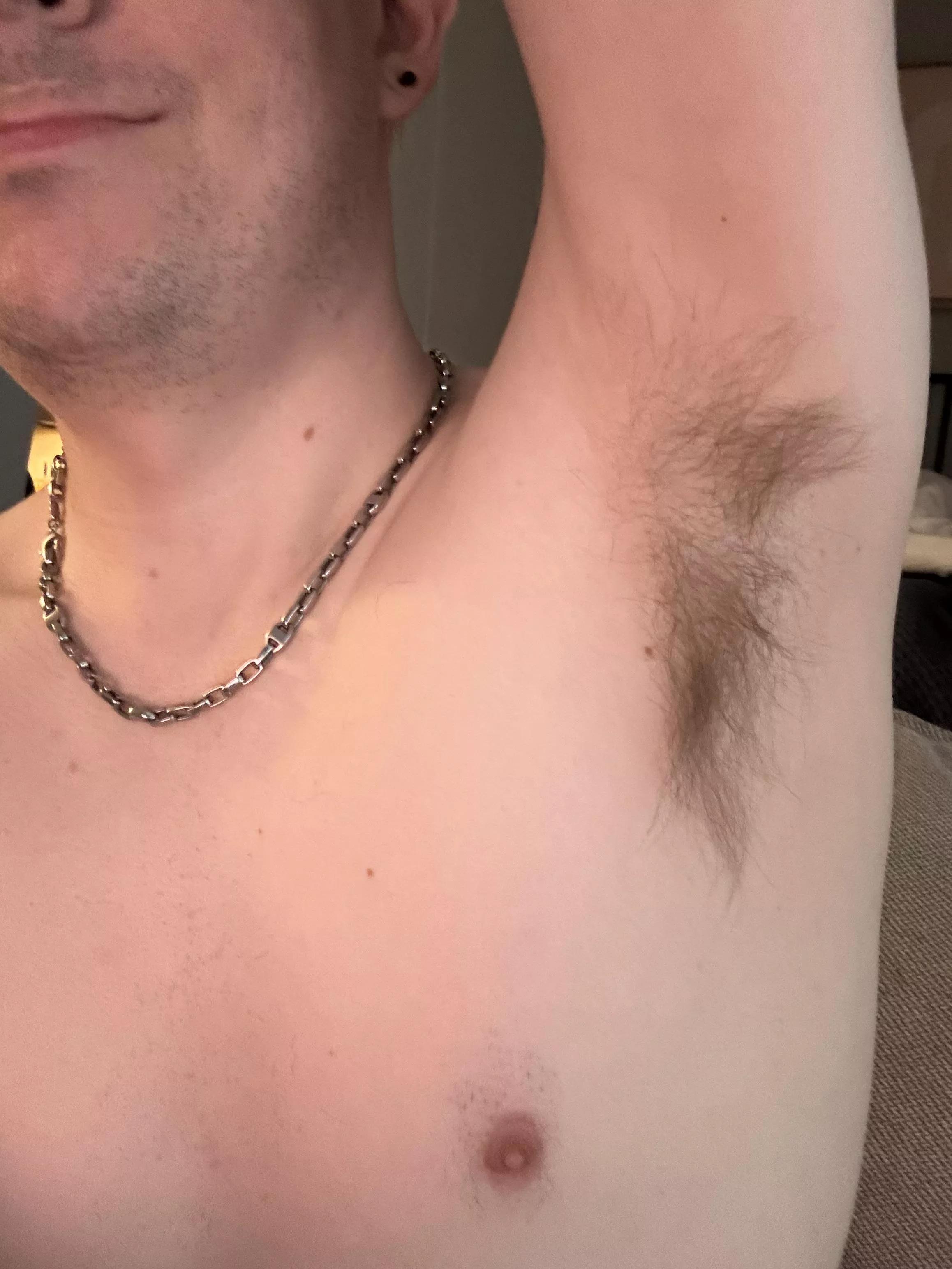 Fresh from workout. Who wants to sniff and lick? posted by mastermaxldn