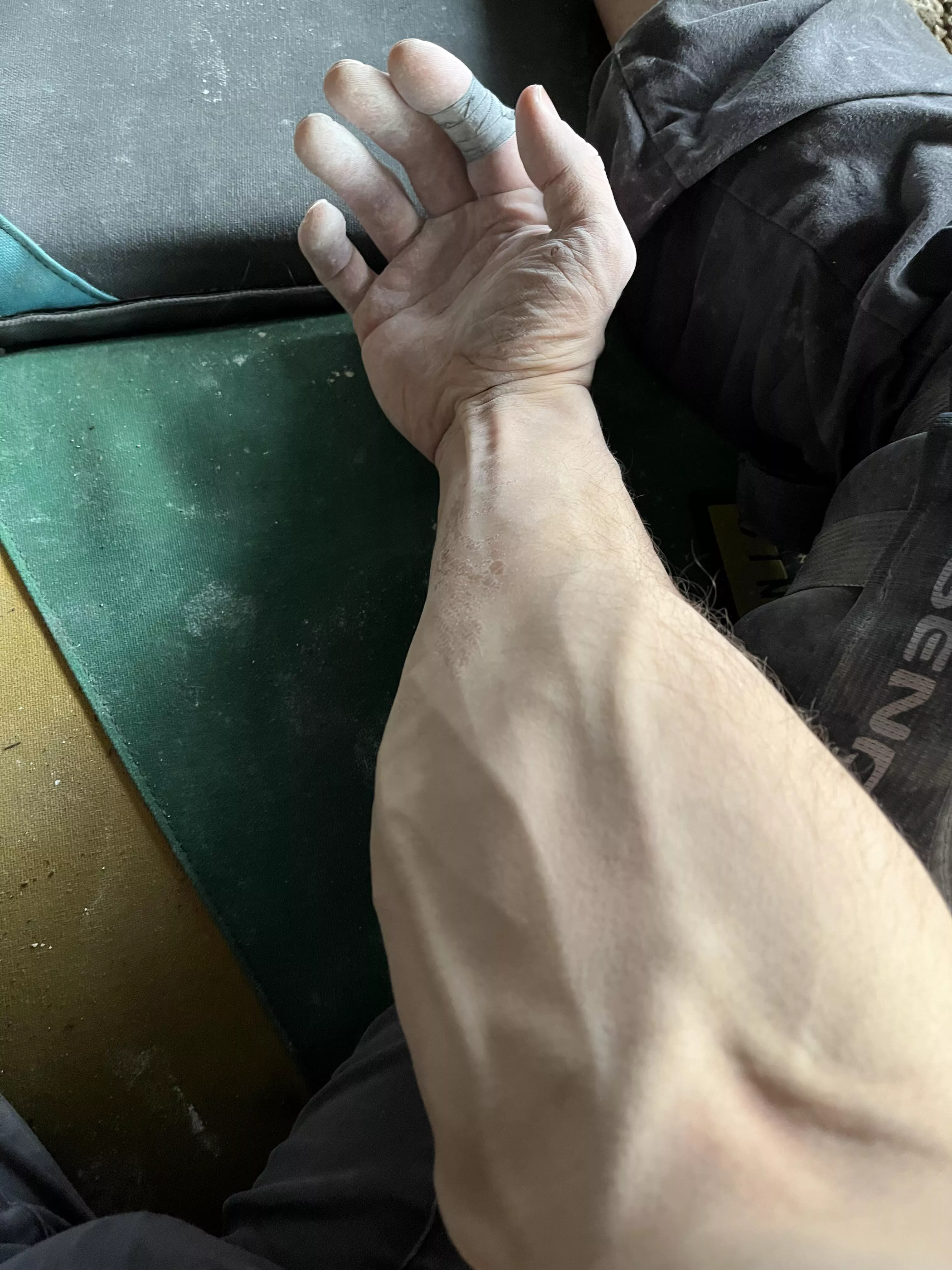 Halfway through a bouldering session posted by Alittlecock