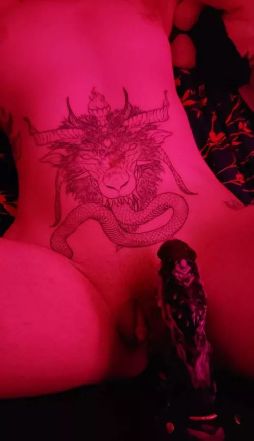 I was a good boi and took the whole thing for him by body_of_a_witch_