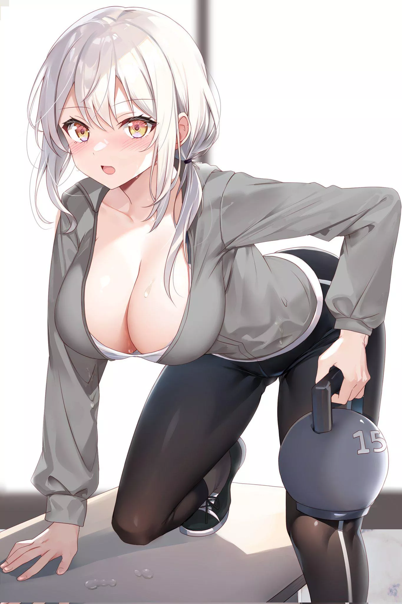 Kettlebell Training [Artist's Original] posted by CheetahSperm18