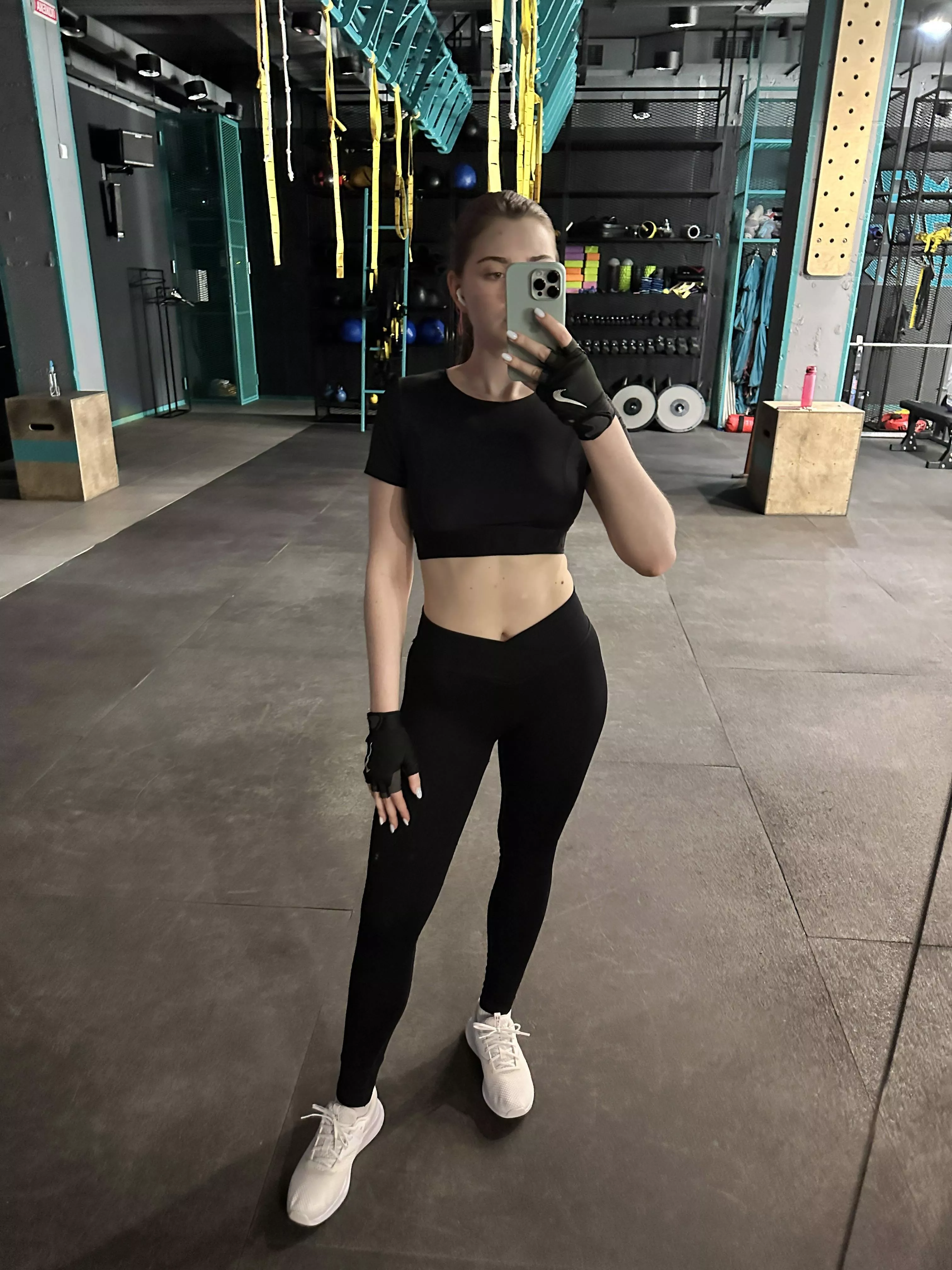 Pretty good cleavage for just a sports bra posted by BoomPumping