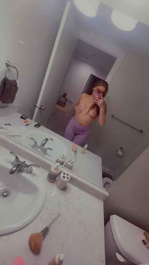 Say one word about my tits. 
 posted by Whiz_Mackenzie