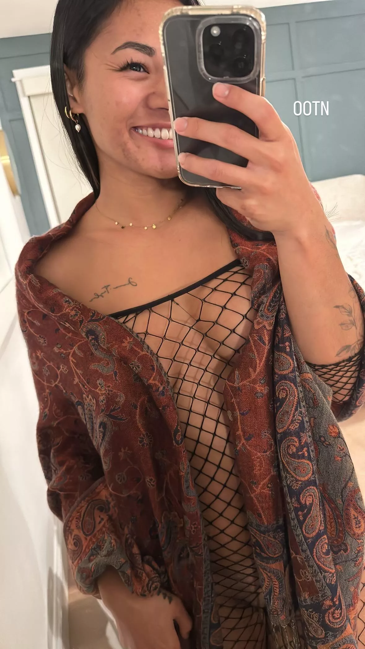 Tattoos with fishnets are my vibe posted by Mello_Melanie21