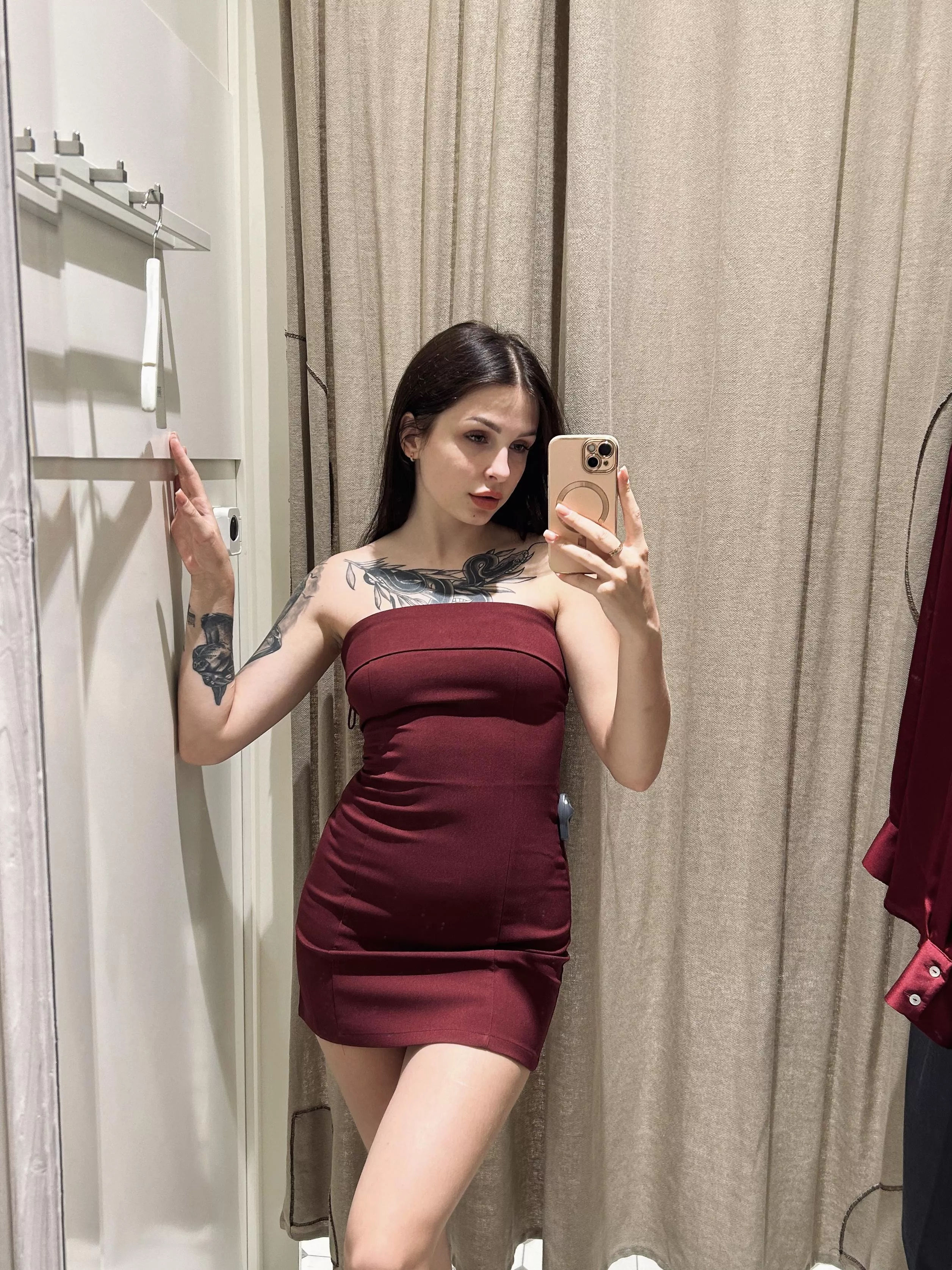 When you go into my changing room, you'll find I'm not wearing any panties posted by Judyagirl