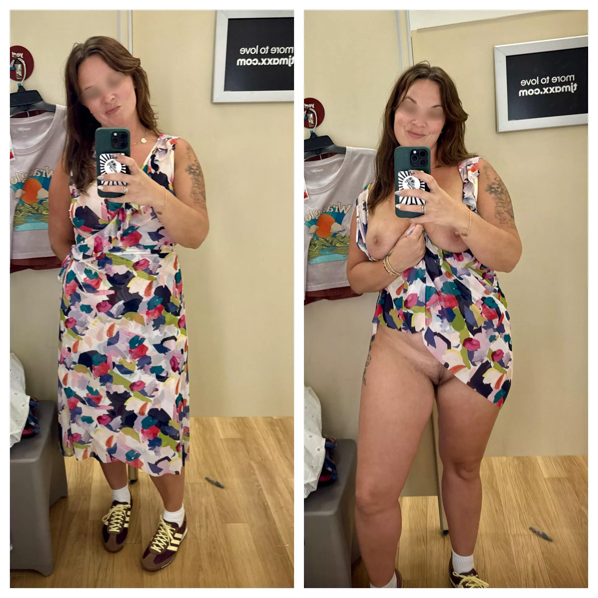 Which way does it look cuter on me ;) posted by Threatlevelmiddnite