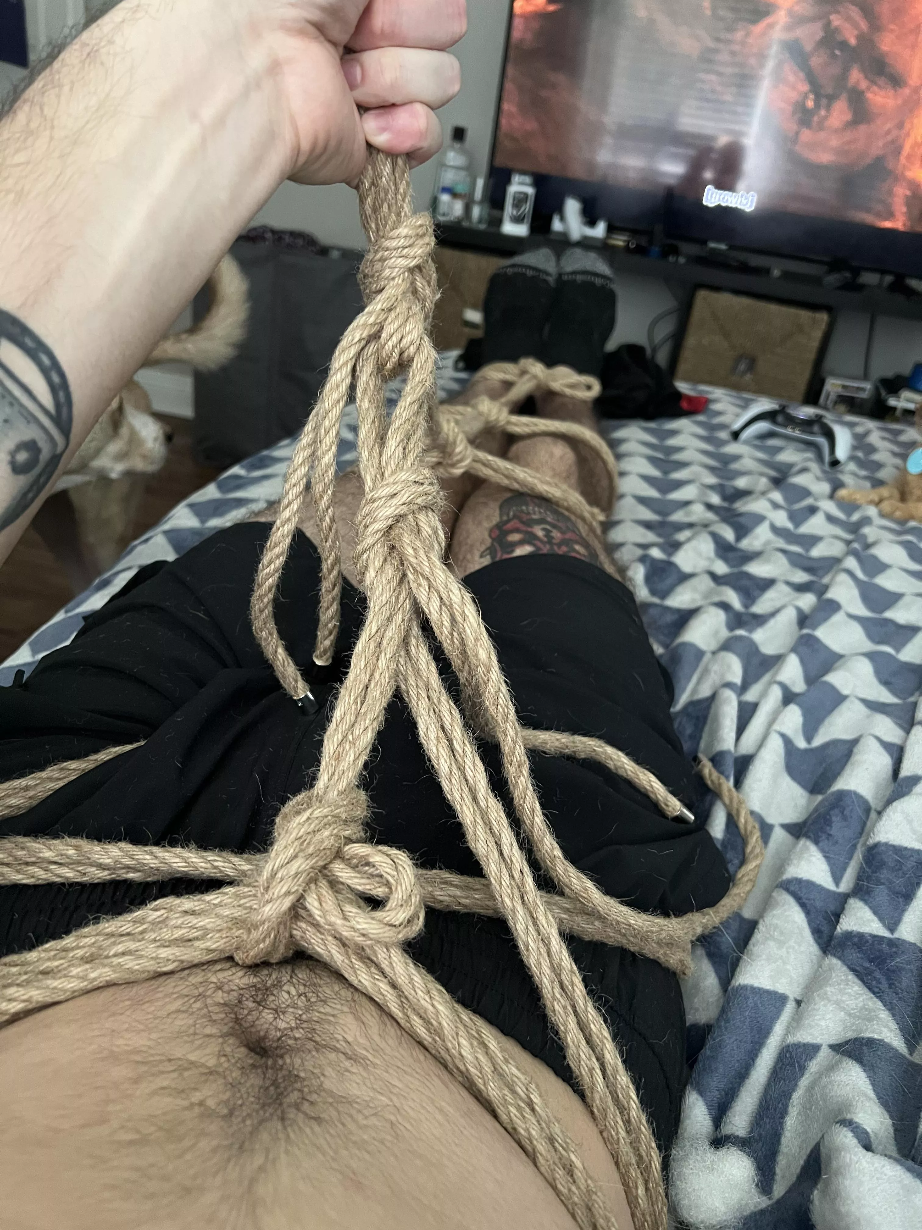 Working on some suspension ties tell me if I’m moving in the right direction  posted by hedoesrope2
