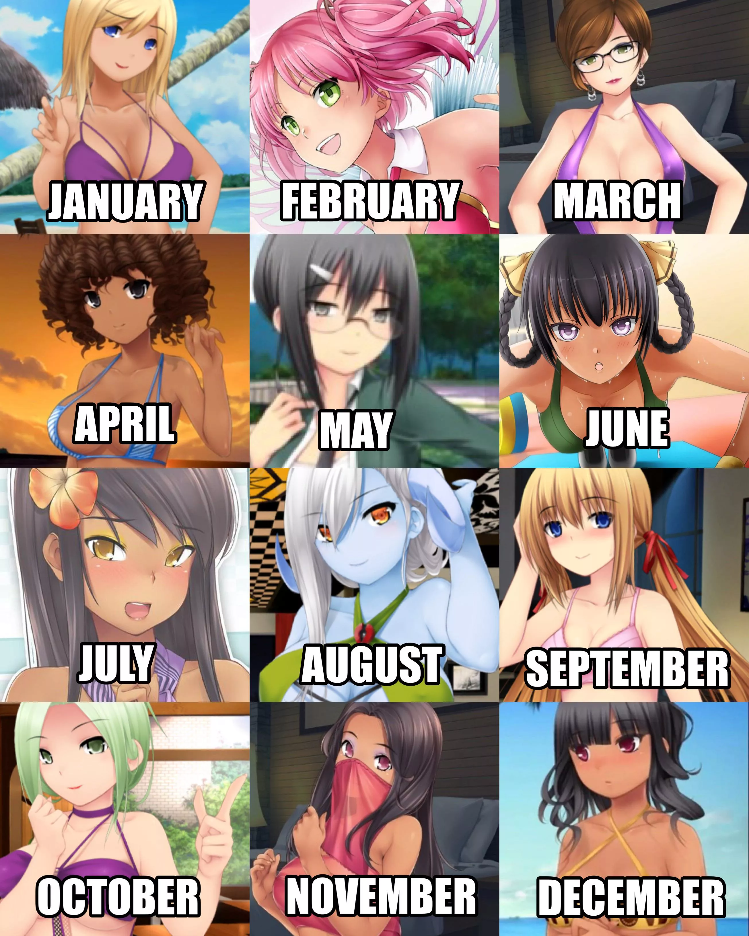 Your Month, Your Huniepop Wife posted by Dry-Decision8622