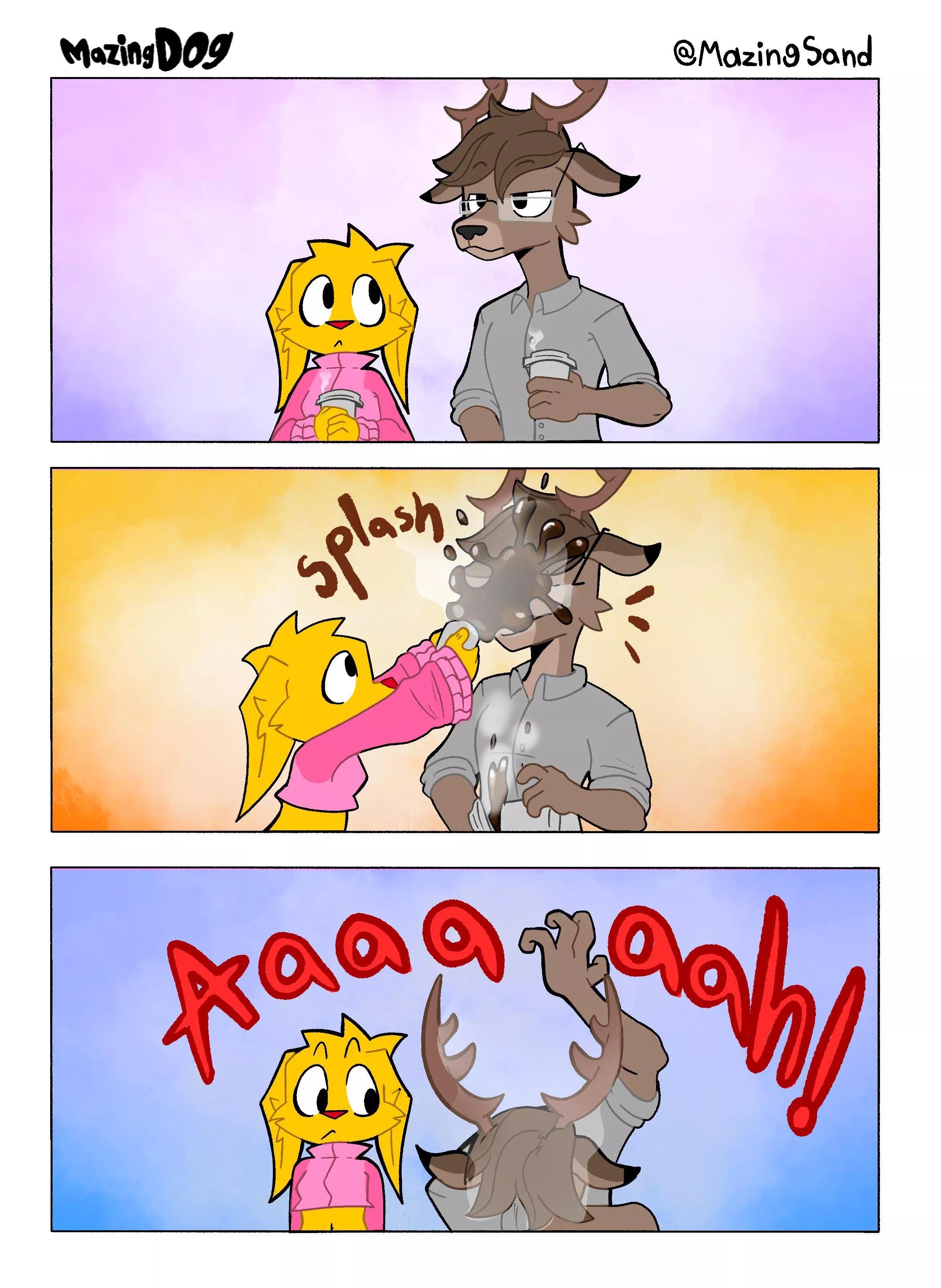 A MazingDOG COMIC!!! “Intrusive thoughts” starting Serarel! (By me) posted by MazingSand