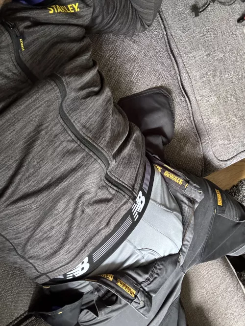 Long day…should the trousers stay on? by Tradie-boi86