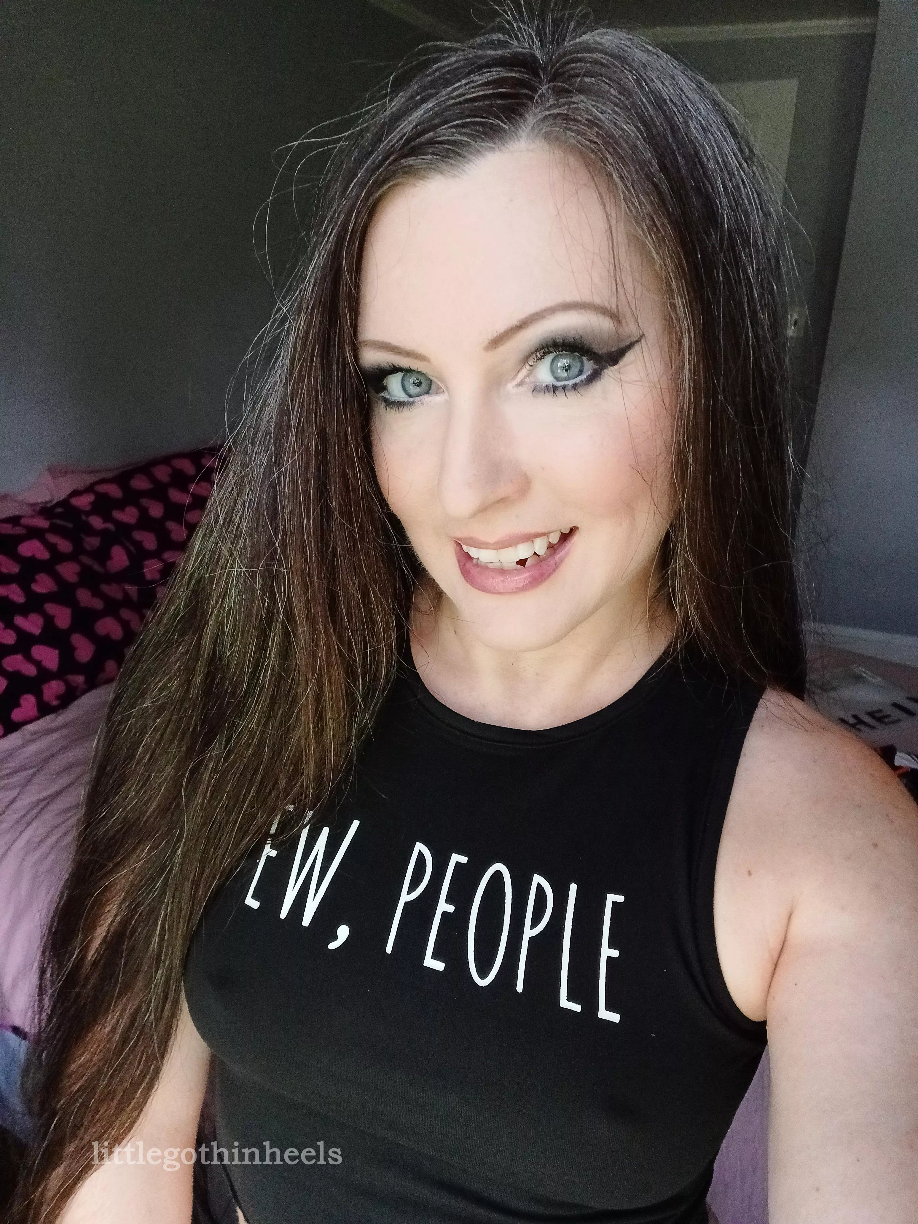 meh who needs a bra to go hiking anyway  posted by littlegothinheels