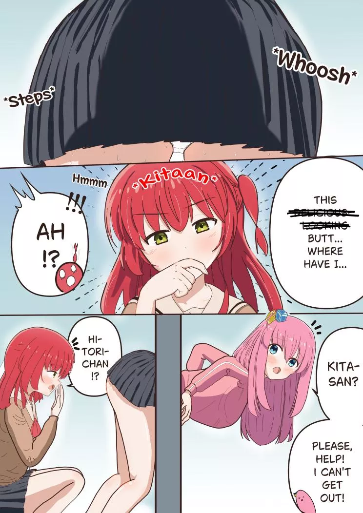 (OC) Bokita stuck in the wall [Bocchi the Rock] posted by YurilyArt