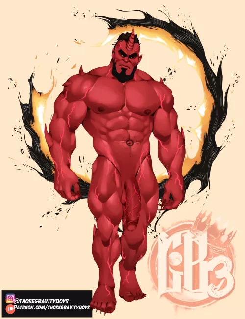 OC Demon- Vendetta…the BRUTE!😈 by thosegravityboys