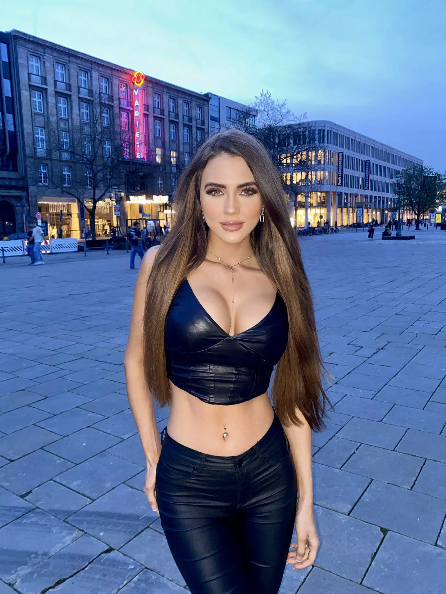 Sometime people try to tell me that a leather bra isn‘t suitable for going out posted by luna_inglenook18