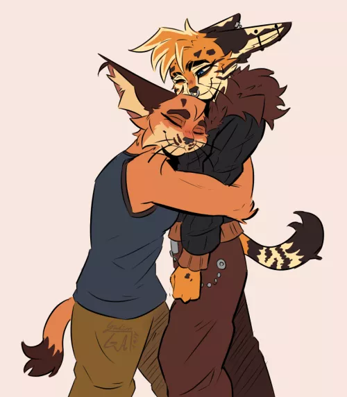 Squish that cat! - (Art by me) by Galinn-Arts