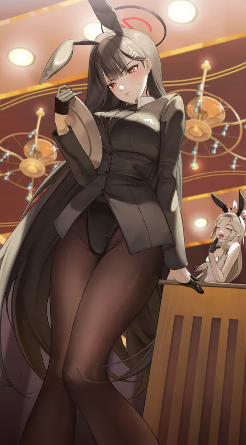 Waitress Bunny Rio [Blue Archive] by CheetahSperm18